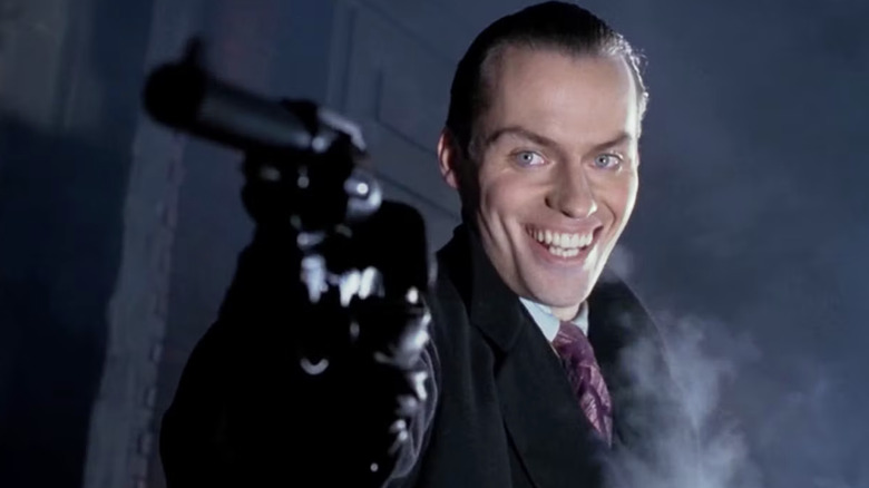 Batman (1989): young Jack Napier smiling as he kills the Waynes