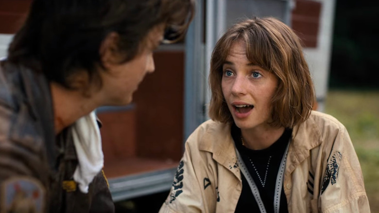 Joe Kerry and Maya Hawke