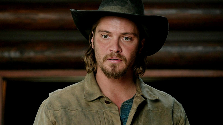 Kayce Dutton standing and looking bewildered on "Yellowstone"