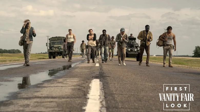 Participants in walking in long walking