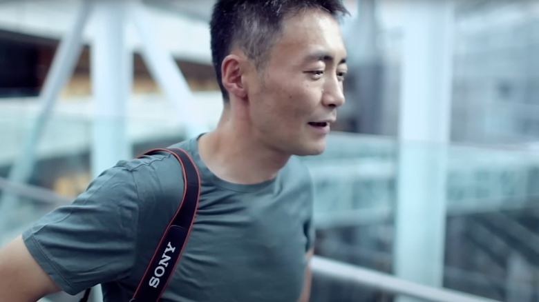 Kazunori Yamauchi walking