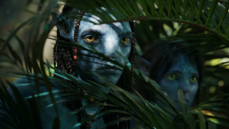 Britain Dalton and Sigourney Weaver in Avatar: The Way of Water