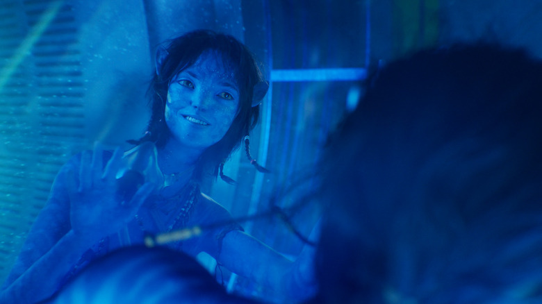Sigourney Weaver as Kiri in Avatar: The Way of Water