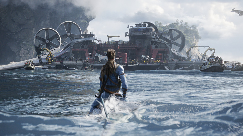 The RDA water ship in Avatar: The Way of Water