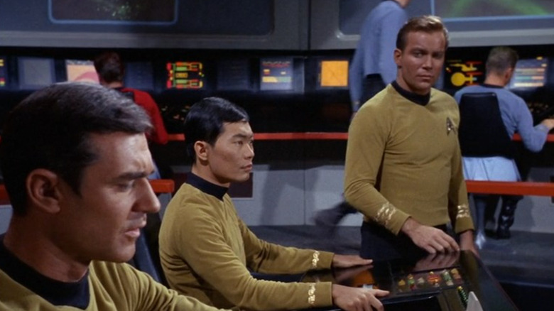Paul Comi, George Takei and William Shatner in Star Trek: The Original Series