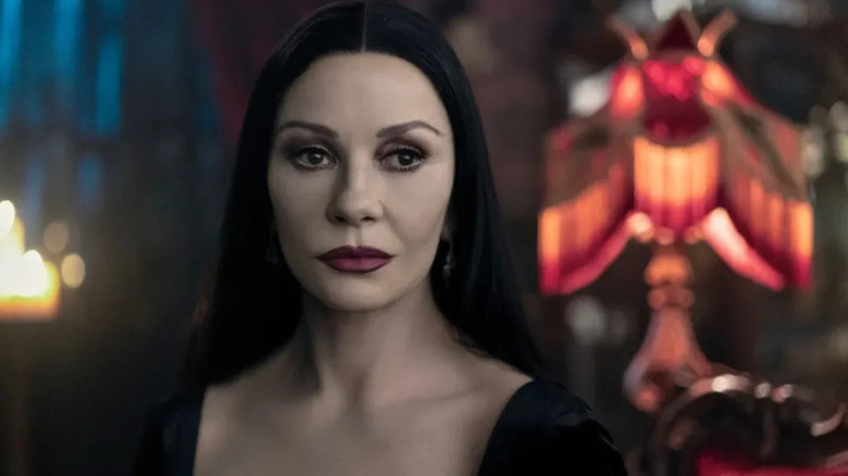 Morticia woefully thinks of her sister in Wednesday