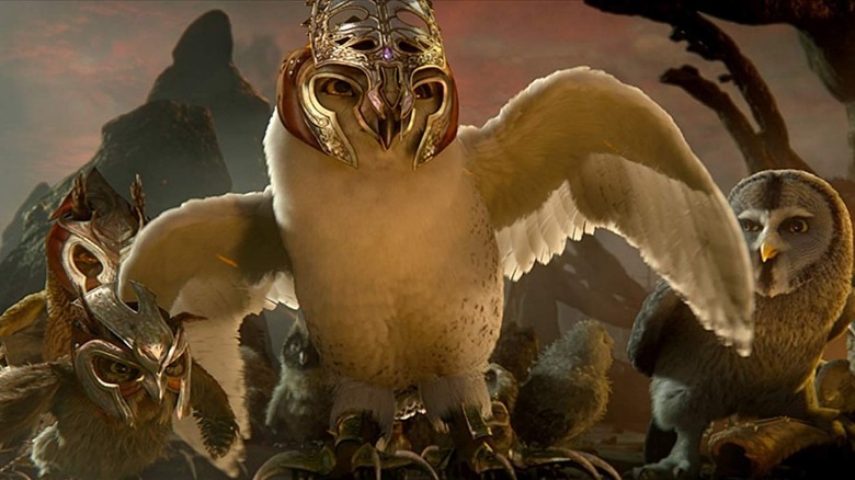 Owls prepare for battle in Legend of the Guardians