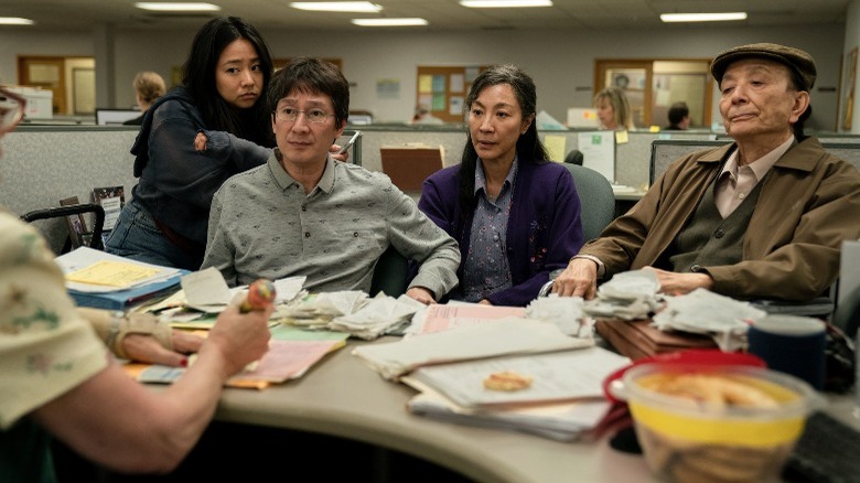 Stephanie Hsu, Ke Huy Quan, Michelle Yeoh, James Hong Everything Everywhere All At Once