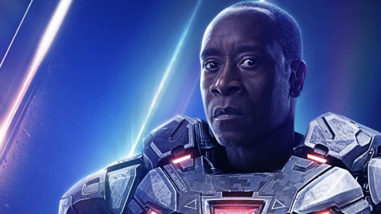 Don Cheadle on an Infinity War poster