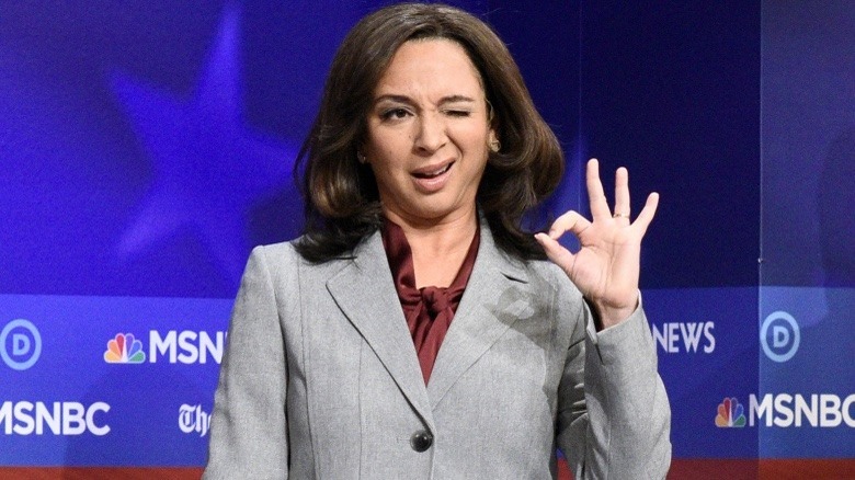 Maya Rudolph playing Kamala Harris