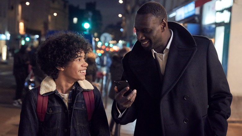 Etan Simon and Omar Sy in Lupin