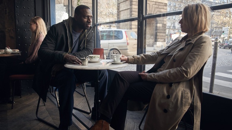 Omar Sy and Ludivine Sagnier in Lupin