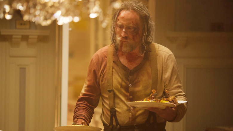 Bloodied Nicolas Cage in Pig