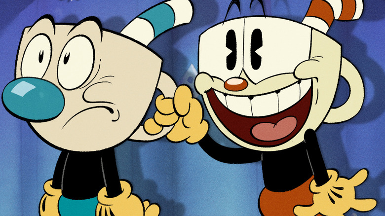 Cuphead and Mugman in The Cuphead Show!