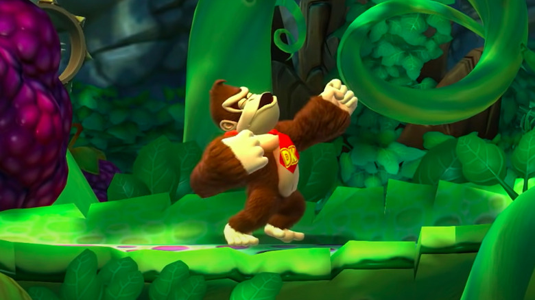 Donkey Kong Banging On His Chest