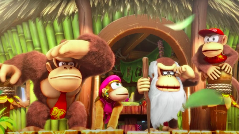 donkey kong family