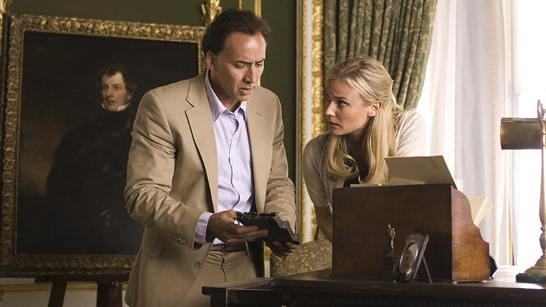 Nic Cage and Diane Kruger in National Treasure 2: Book of Secrets