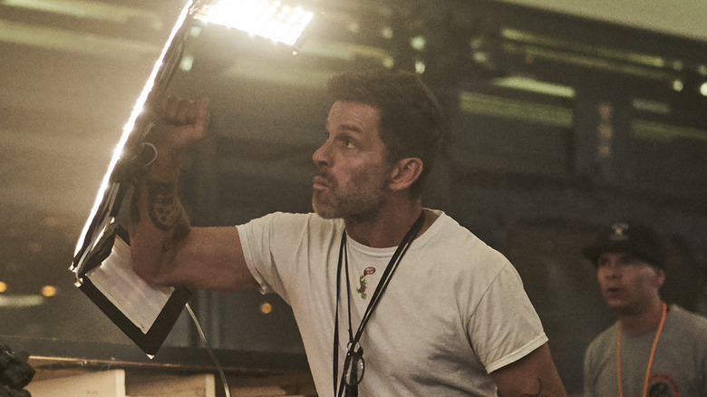 Zack Snyder filming Army of the Dead