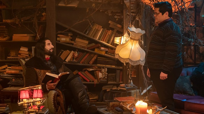 Kayvan Novak and Harvey Guillén