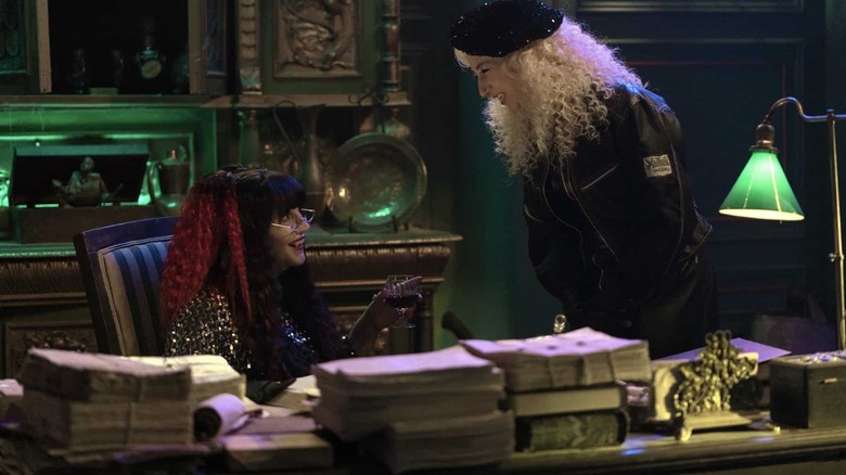 Nadja and Guide at nightclub