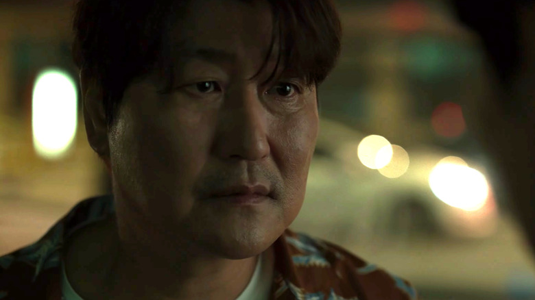 Song Kang-ho looks concerned in Broker