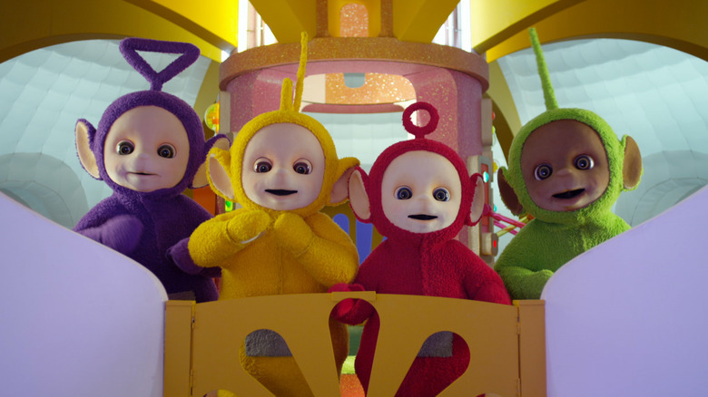 Tinky Winky, Laa-Laa, Po, and Dipsy in Teletubbies