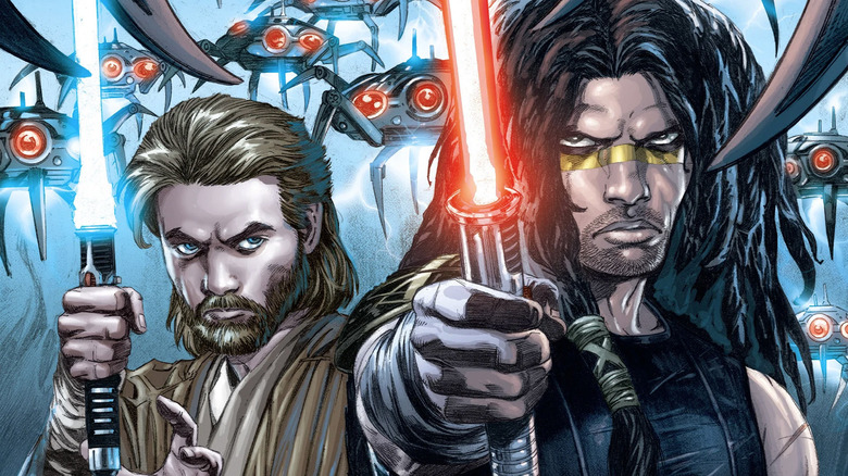 Obi-Wan Kenobi and Quinlan Vos in Star Wars: Republic #16