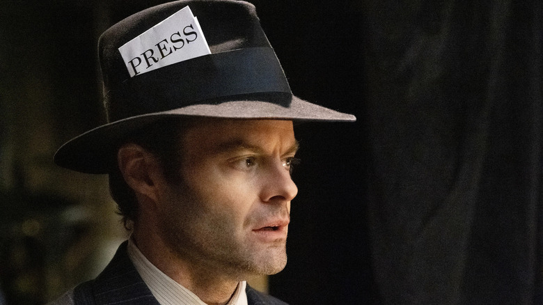 Barry in a press costume