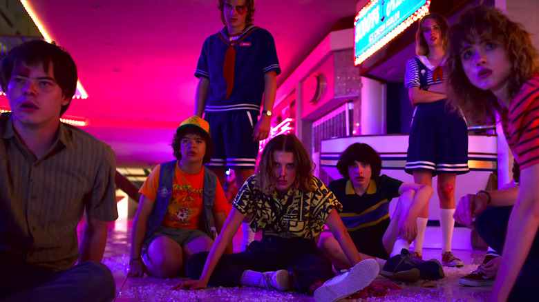 El and her friends battle the Mind Flayer in Starcourt Mall in "Stranger Things" season 3
