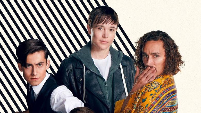 Five, Viktor, and Klaus in The Umbrella Academy.