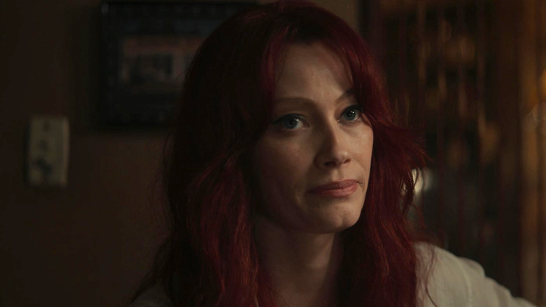 Ellie looking skeptical in Evil Dead Rise