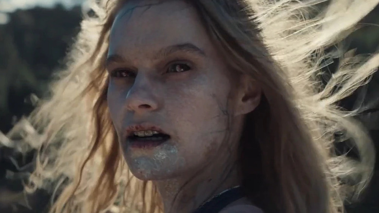 Jessica is looking a little unwell in Evil Dead Rise