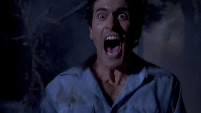 Bruce Campbell while the ash was somewhat crazy in the second dead evil