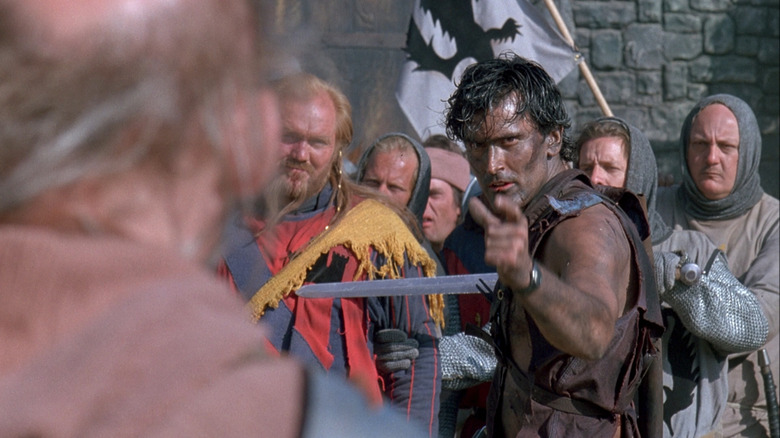 Ash pointing in Army of Darkness.