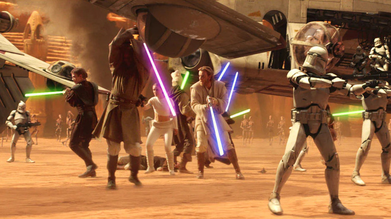 Attack of the Clones Geonosis battle 