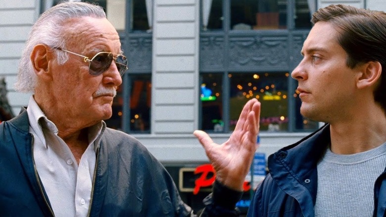 Stan Lee and Tobey Maguire in Spider-Man 3