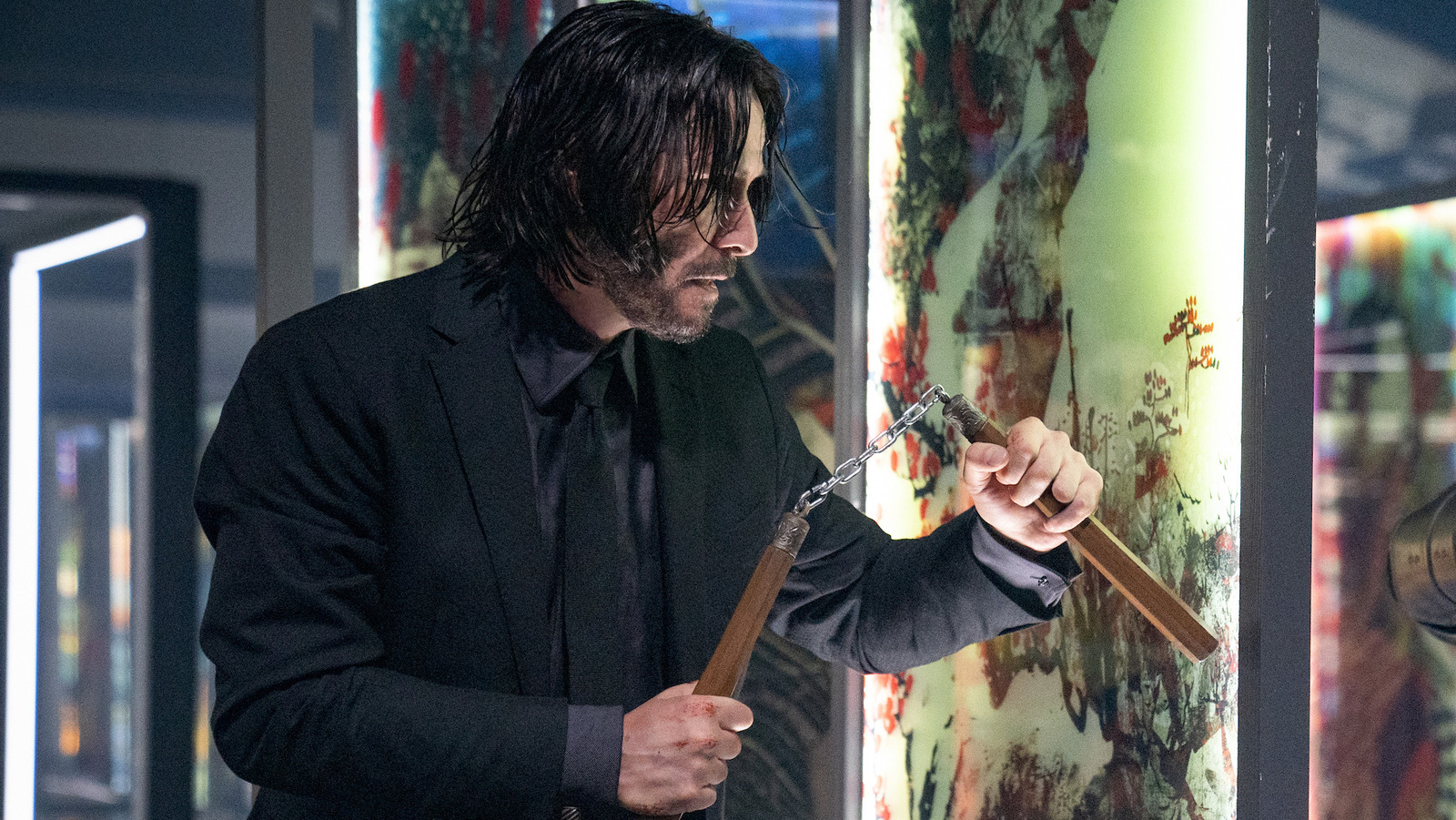 Exclusive John Wick 4 Clip Shows Off Keanu Reeves’ Nunchuck Skills