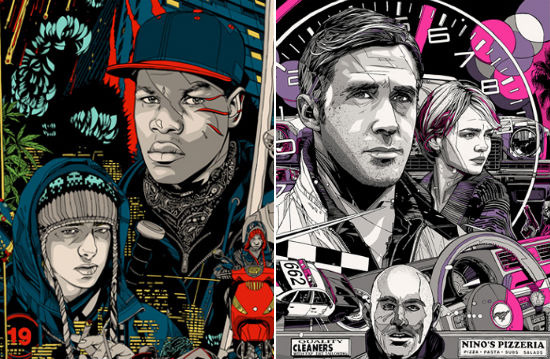 2013 Attack The Block - Silkscreen Movie Poster by Tyler Stout