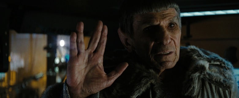 Leonard Nemoy as Old Spock in JJ Abrams' Star Trek