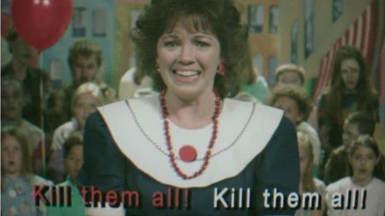 Edie Inksetter as the Hostess in It
