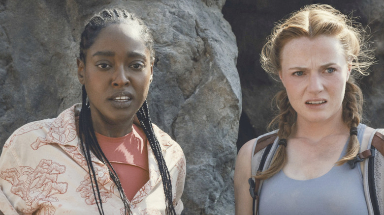 Luce and Jax are none too pleased with their situation in Fall 2: Deadpoint
