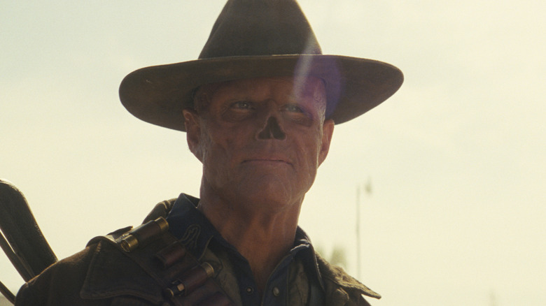 The Ghoul de Walton Goggins a l'air sérieux dans Fallout