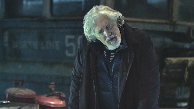 Sal Maroni looks angry in Penguin