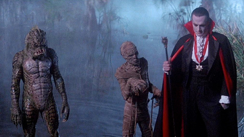 Monsters in swamp