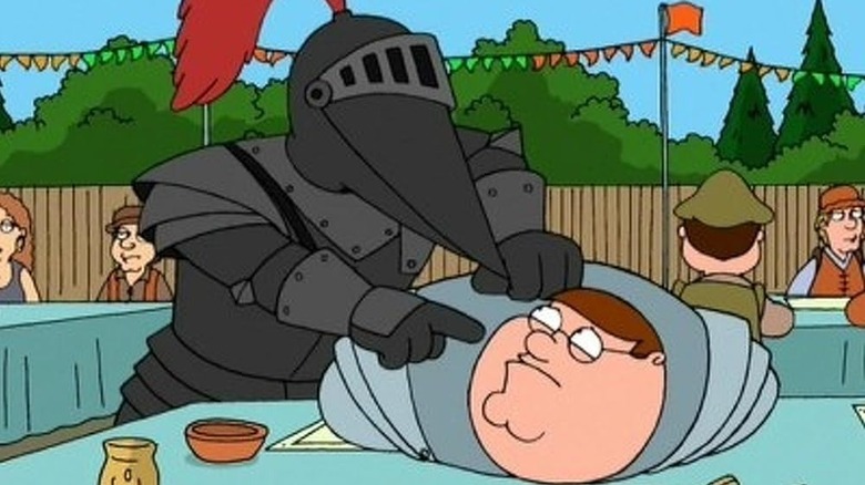 Black Knight calling out Peter on Family Guy