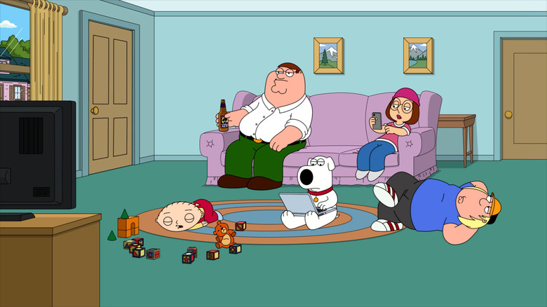 Family Guy Griffins living room 
