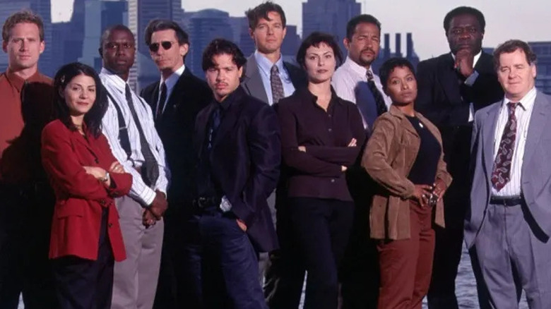 Cast photo for the HBO series "Homicide: Life on the Street"