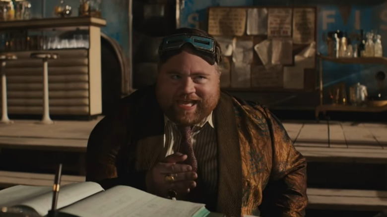 Mole Man speaking to Sue Storm in The Fantastic Four: First Steps