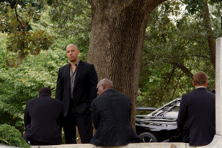 Fast and Furious 7 funeral