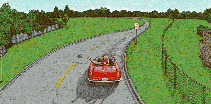 Ferris Bueller's Day Off Print - Marq Spusta